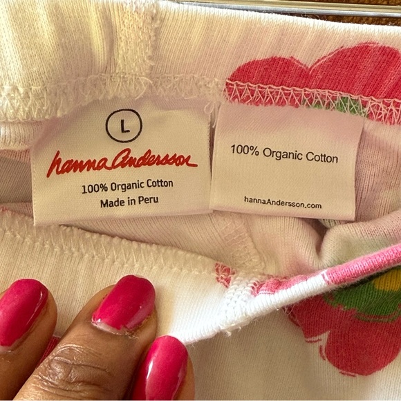 Hanna Andersson Womens Floral Pants Size Large - Picture 5 of 5